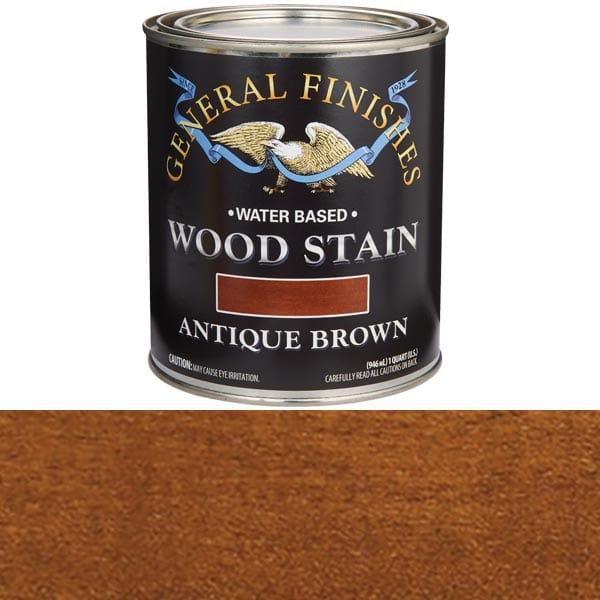 Wood Stain - Water Based - Color:Antique Brown - Size:1 Quart